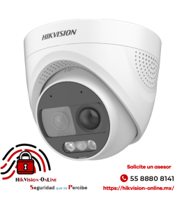 Hikvision DS-2CE72DF3T-PIRXOS | Cámara Turbo HD 4MP con Detección PIR