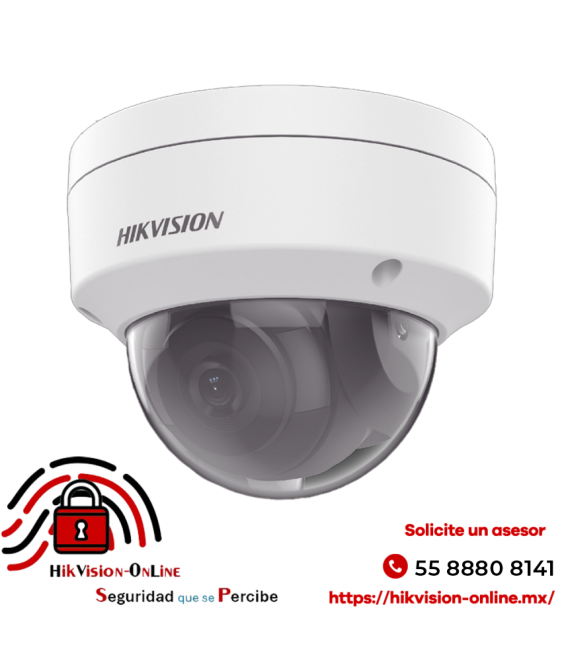 Hikvision DS-2CD2123G2-I(S)(D) | Cámara IP 2MP con Visión Nocturna y Audio