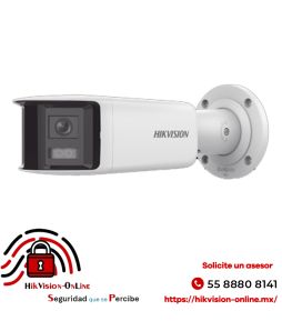 Hikvision DS-2CD2T47G2P-LSU/SL(C) | Cámara IP 4MP con Luz Estroboscópica y Audio